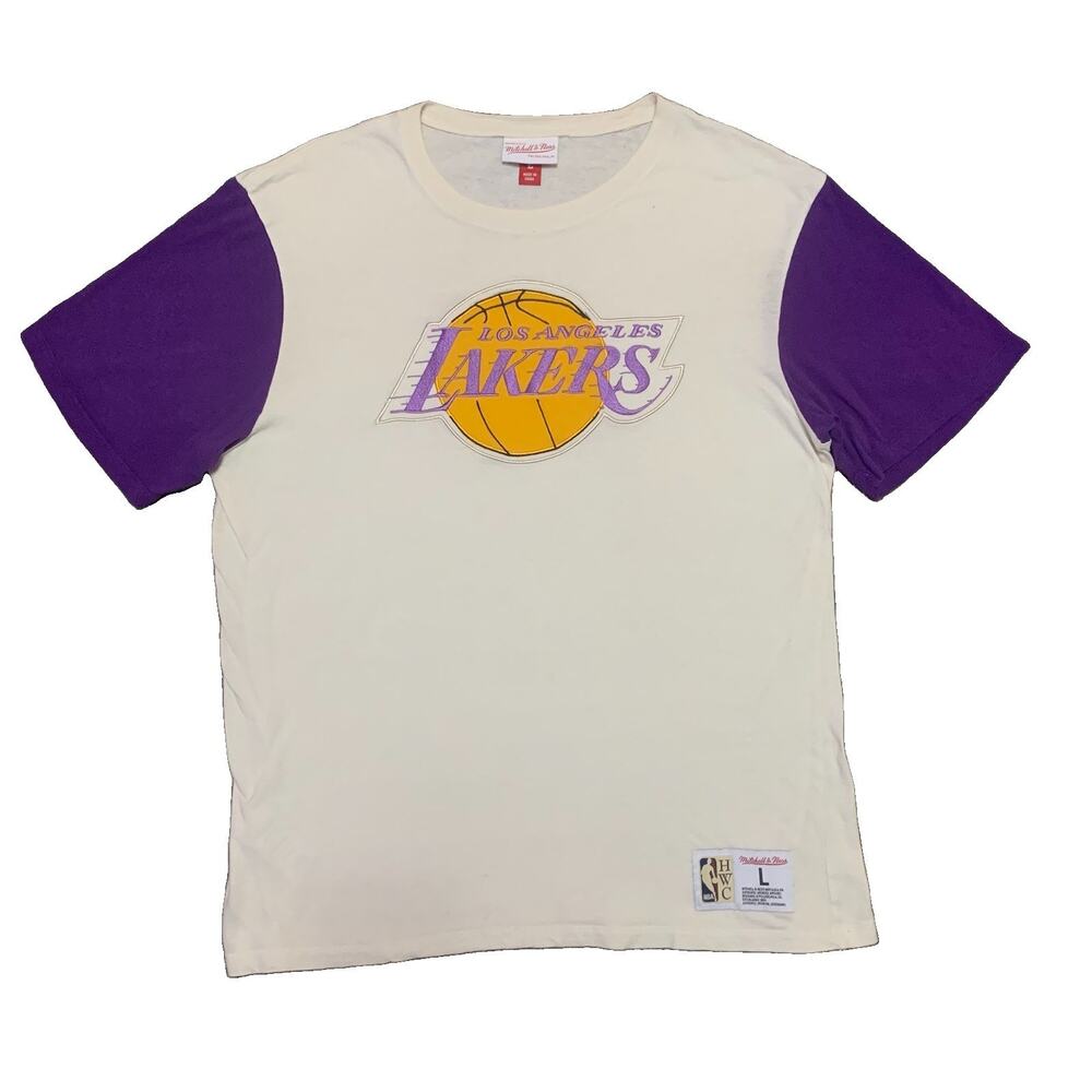 Mitchell & Ness Los Angeles Lakers T-Shirt Men’s L Hardwood Classics